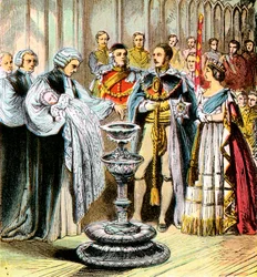Chrzest księcia Walii, 1842 ok. 1850 r.
