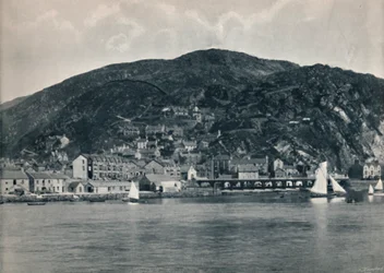 Barmouth - Widok z Mawddach, Pokazuje wzgórza, 1895