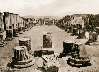 Bazylika, Pompeje, Włochy, ok. 1900