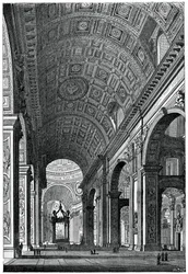 Bazylika św. Piotra, Rzym, 1870