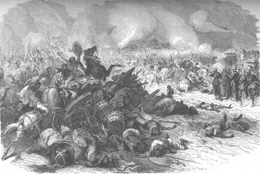 Bitwa przed Magdalą, ok. 1880 r.