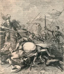 Bitwa pod Flodden, 1513, c1910