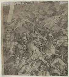 Bitwa o fragment Mostu Mulwijskiego odwrócona, 1500s.