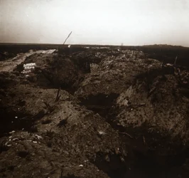 Pole bitwy, Craonne, północna Francja, c1914-c1918