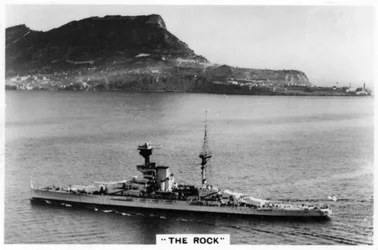 Pancernik HMS Revenge of Gibraltar, 1937