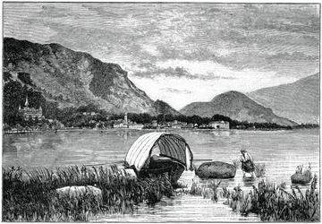 Baveno, nad jeziorem Maggiore, północne Włochy, 1900
