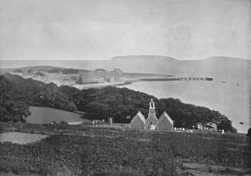Beaumaris - Patrząc w stronę lądowiska, 1895