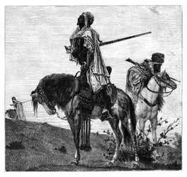 Beduini na modlitwie, ok. 1890 r