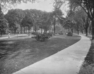 Park Belle Isle, Michigan, USA, ok. 1900.