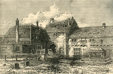 Opactwo Bermondsey, 1790, c1878.