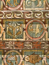Sufit bestiariusza, Metz, Francja, 1928.