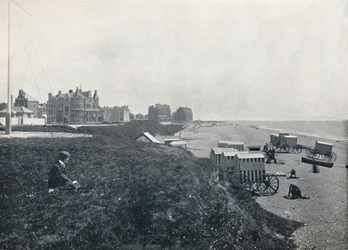Bexhill - Hotele i plaża, 1895