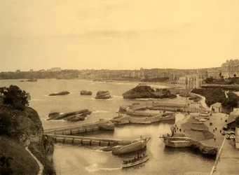 Biarritz - Port Rybacki, ok. 1930.