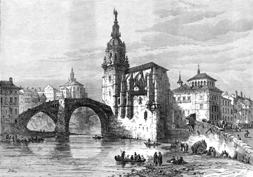 Bilbao, Hiszpania, kwiecień 1874