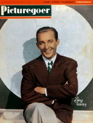 Bing Crosby 1903-1977, amerykański piosenkarz i aktor, 1944