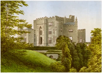 Zamek Birr, hrabia Offaly, Irlandia, dom hrabiego Rosse, ok. 1880 r.