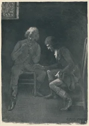 Bonaparte zastawia swój zegarek, 1792, 1896.