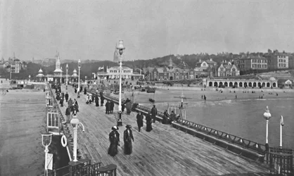 Molo w Bournemouth, ok. 1910 r