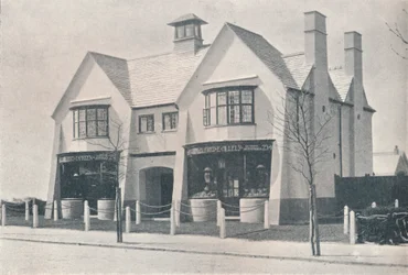Bournville: dwa wiejskie sklepy, WA Harvey, c1900 1901-1902