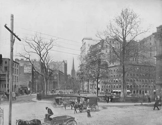 Bowling Green, Nowy Jork, ok. 1897.