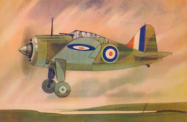 Jednopłatowiec Brewster Buffalo Fighter, c1944.