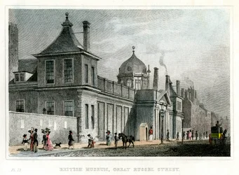 British Museum, Great Russell Street, Londyn, XIX w.