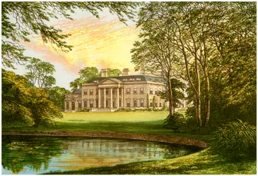 Broadlands, Hampshire, dom rodziny Cowper-Temple, ok. 1880
