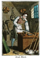 Wytwórca pędzli, 1823