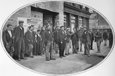 Budowniczowie gotowi do pracy, Londyn, ok. 1900 1901