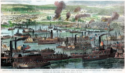 Spalenie Białego Domu, Wirginia, wojna secesyjna, 26 czerwca 1862 r