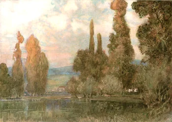 Nad brzegiem jeziora, 1902.