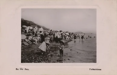 Nad morzem, Folkestone, koniec XIX-początek XX wieku
