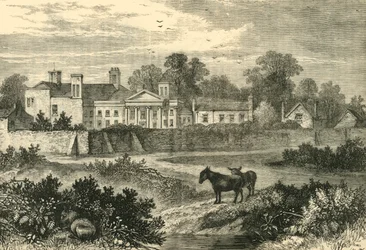 Las Caen, lord Mansfields House, 1785, c1876.