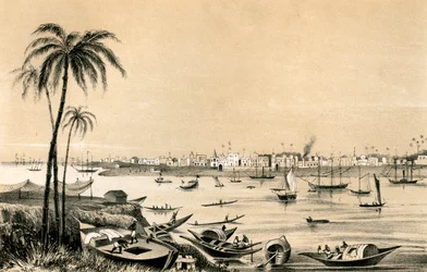 Kalkuta, Indie, 1847