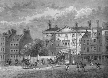 Cambridge House, Westminster, Londyn, c1854 1878