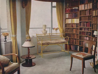 Campbell-Grant: Salon w mieszkaniu dla Humphreya Thackraha, Esq., przy Charterhouse Square, Londyn,