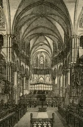 Katedra w Canterbury - Chór, 1898.