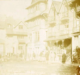 Cantonment, La Panne, Flandria, Belgia, c1914-c1918