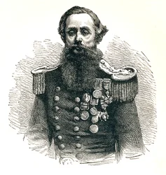 Kapitan Cowper Phipps Coles, 1819-1870, angielski kapitan marynarki i wynalazca, 1893