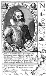 Kapitan John Smith, kolonista z Wirginii, 1624, 1893.