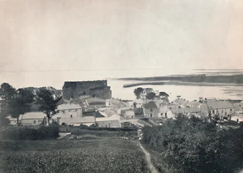 Carlingford - Pokazuje ruiny zamku Carlingford, 1895