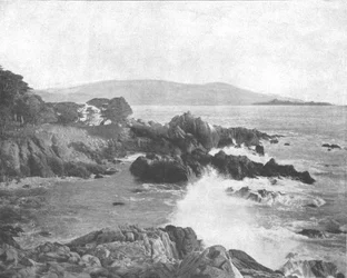 Carmel Bay, Kalifornia, USA, ok. 1900.