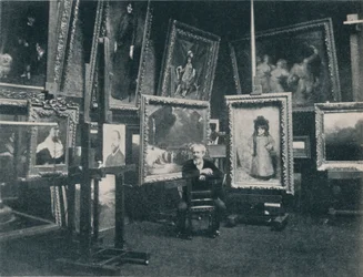 Carolus Duran w swojej pracowni, ok. 1897