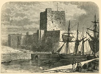 Zamek Carrickfergus, 1898.
