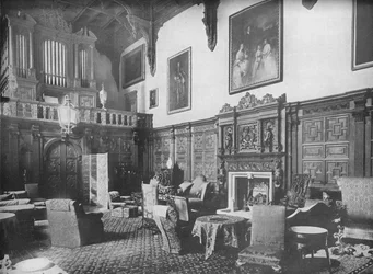 Zamek Ashby, Northamptonshire — markiz Northampton, K.G., 1910 r.
