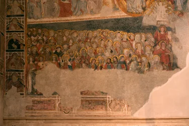 Katedra (Katedra Mariacka). Klasztor. Kaplica (św. Błażej). Malowidła ścienne.