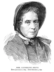 Catherine Booth, żona Williama Bootha, brytyjskiego założyciela Armii Zbawienia, 1890
