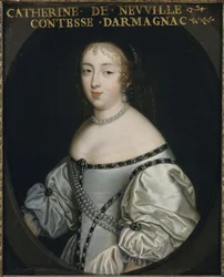 Katarzyna de Neufville de Villeroy, hrabina Armagnac 1639-1707, ok. 1665.