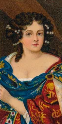 Katarzyna Braganza 1638-1705, królowa małżonka króla Karola II, 1912