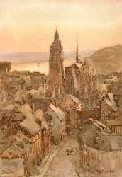 Caudebec w Caux, 1901, c1902.